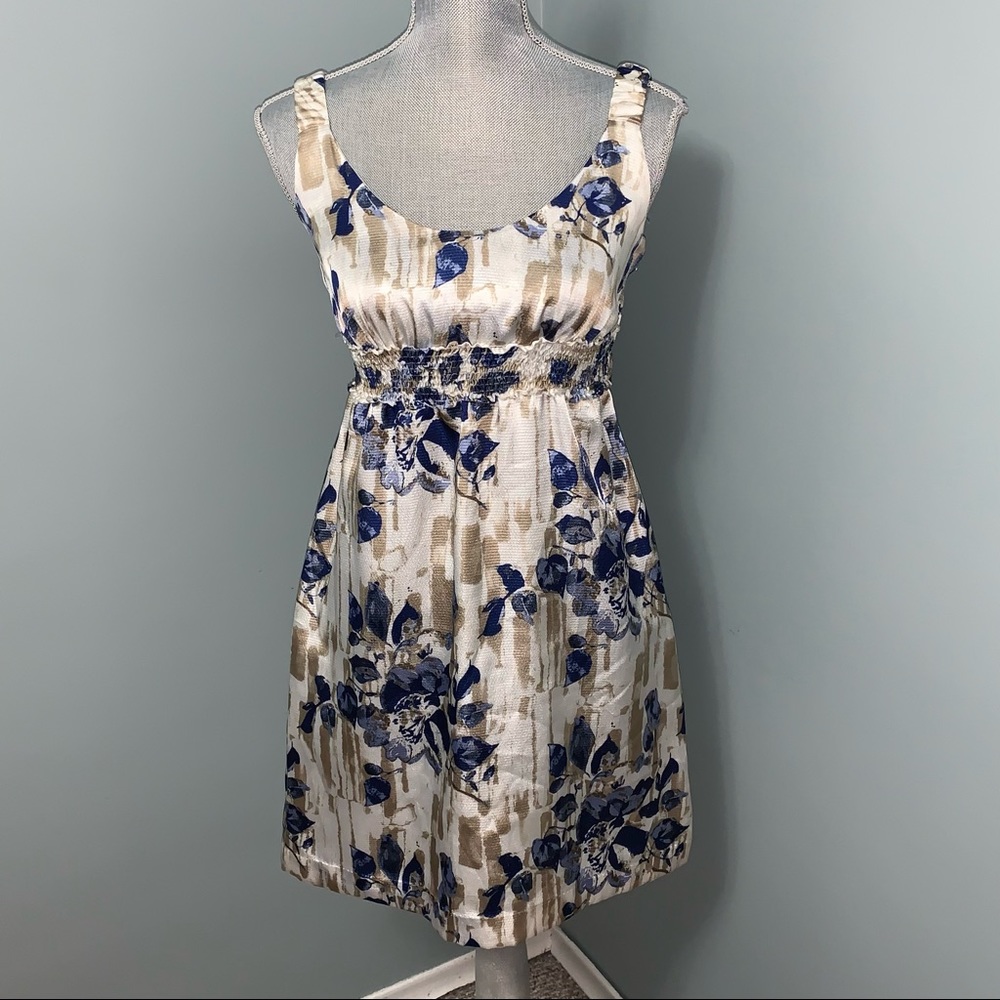 RW&CO floral print summer Dress women’s size 4 cocktail wedding bridgerton